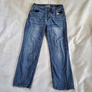 BKE Tyler Distressed/Grunge Straight Leg Jeans, Sz 34S